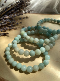 Amazonite Beaded Gemstone Bracelet