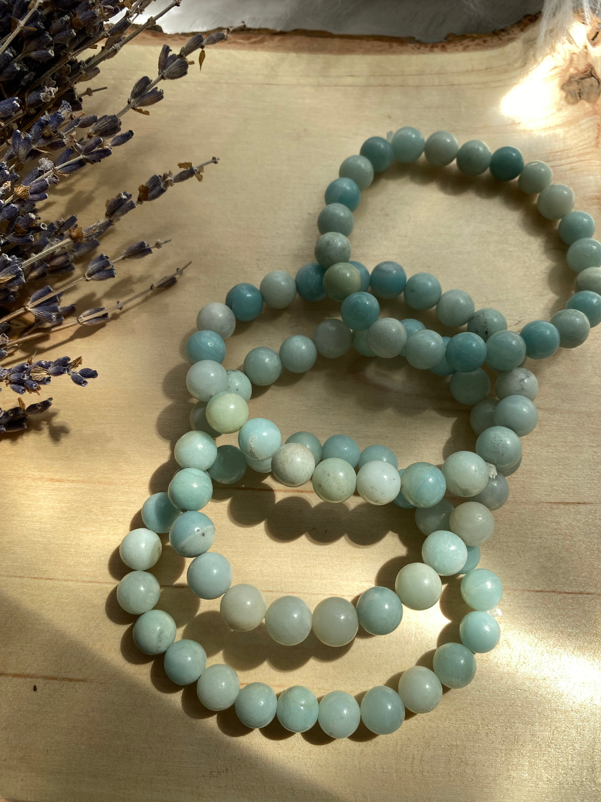 Amazonite Beaded Gemstone Bracelet