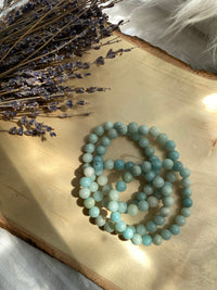 Amazonite Beaded Gemstone Bracelet