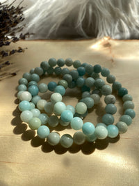 Amazonite Beaded Gemstone Bracelet