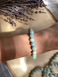 Amazonite Beaded Gemstone Bracelet