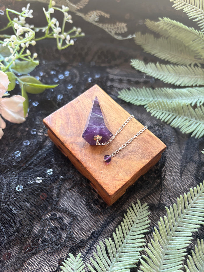 Amethyst Crystal Pendulum for Spiritual Expansion