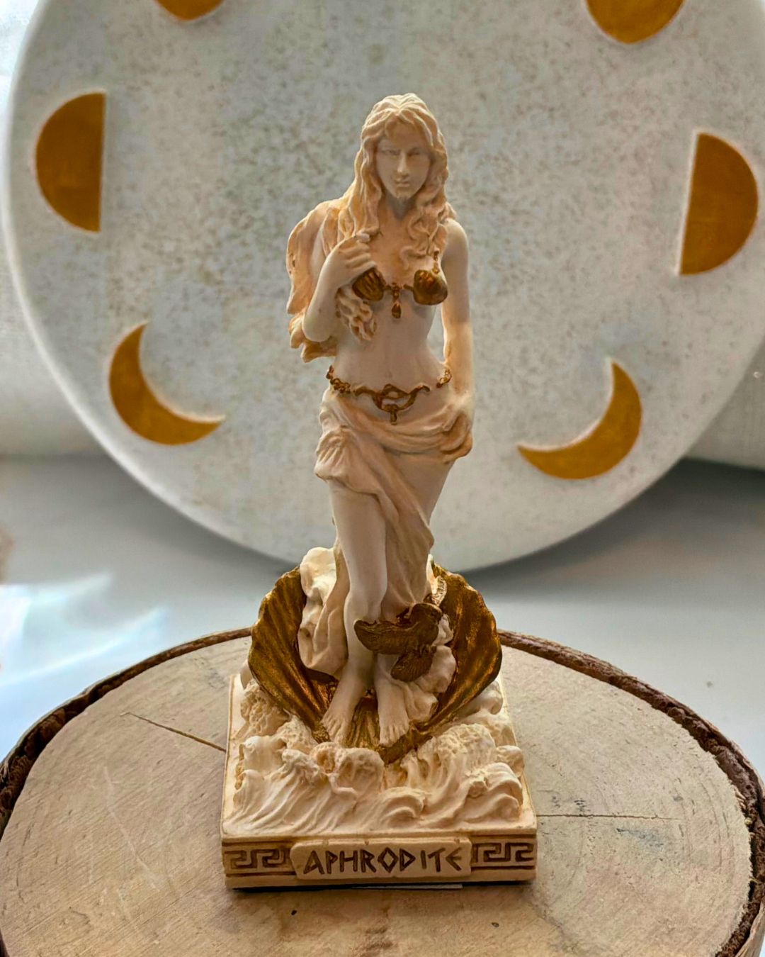 Greek Pantheon Mini Deity Figurines (White & Gold)