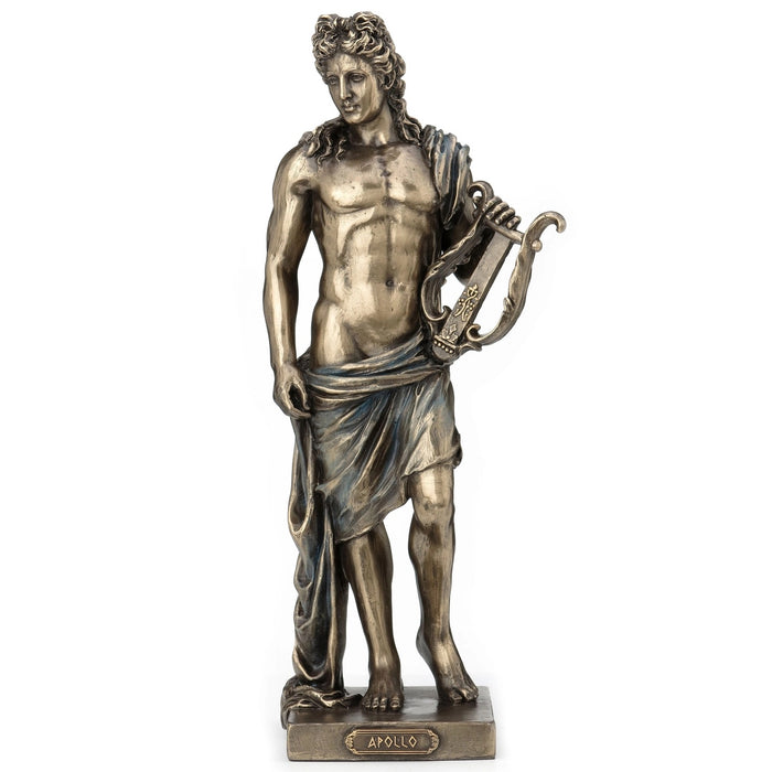 Apollo Playing Lyre Cold Cast Bronze Statue