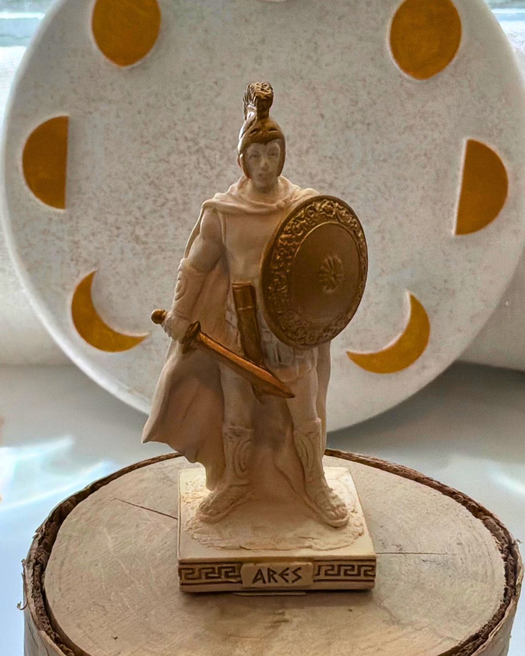 Greek Pantheon Mini Deity Figurines (White & Gold)