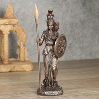 Athena Goddess of Wisdom Cold Cast Bronze Statue
