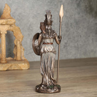 Athena Goddess of Wisdom Cold Cast Bronze Statue