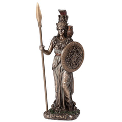 Athena Goddess of Wisdom Cold Cast Bronze Statue