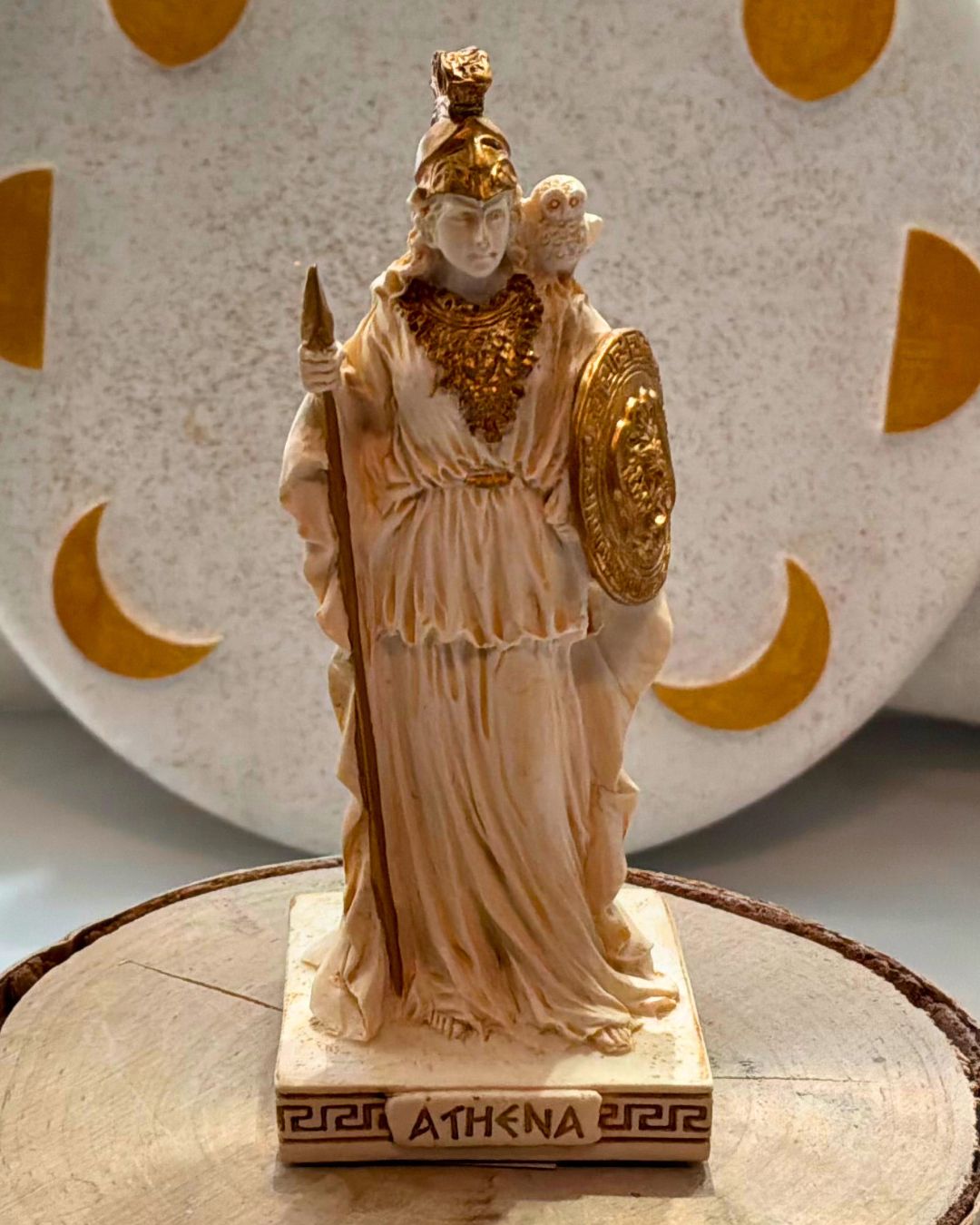 Greek Pantheon Mini Deity Figurines (White & Gold)