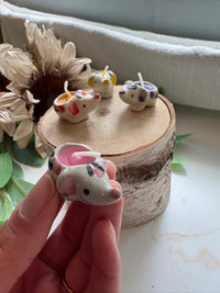 Baby Elephant Ceramic Mini Candle