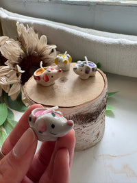 Baby Elephant Ceramic Mini Candle