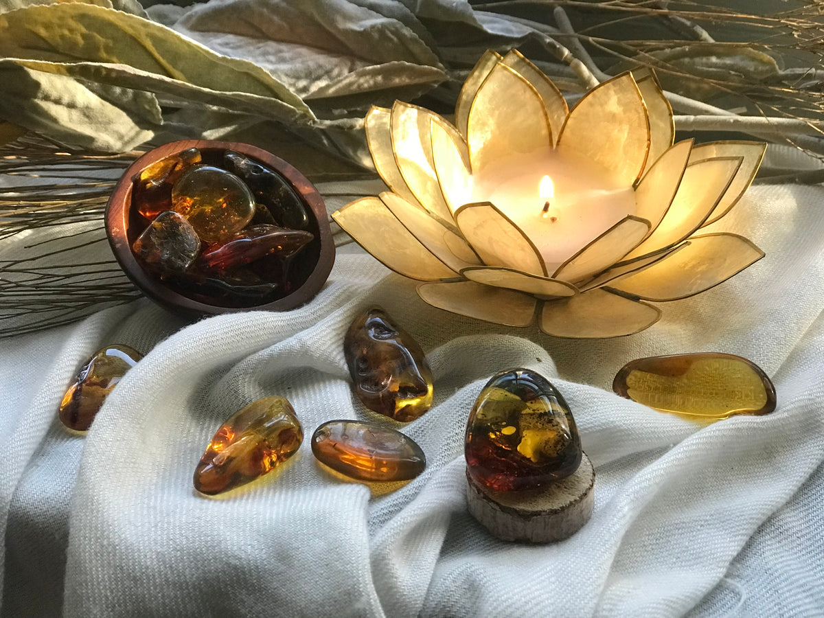 Tumbled Baltic Amber for Joy & Healing
