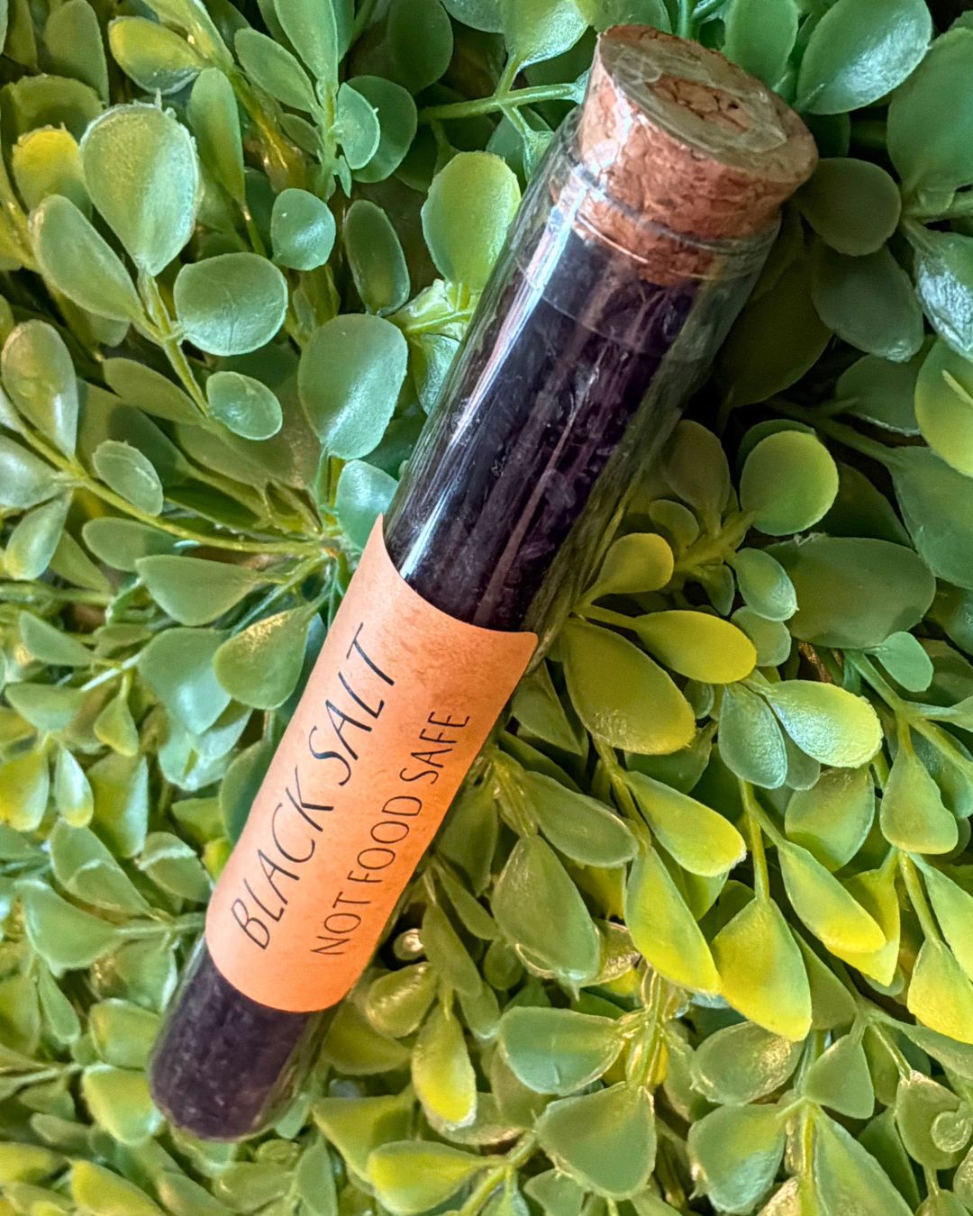 Black Salt Ritual Vial for Protection & Banishing