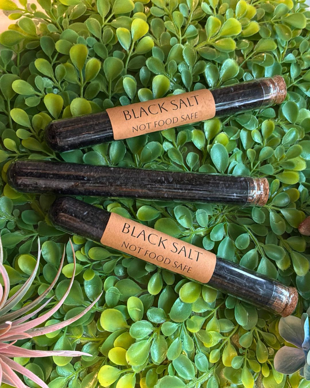 Black Salt Ritual Vial for Protection & Banishing