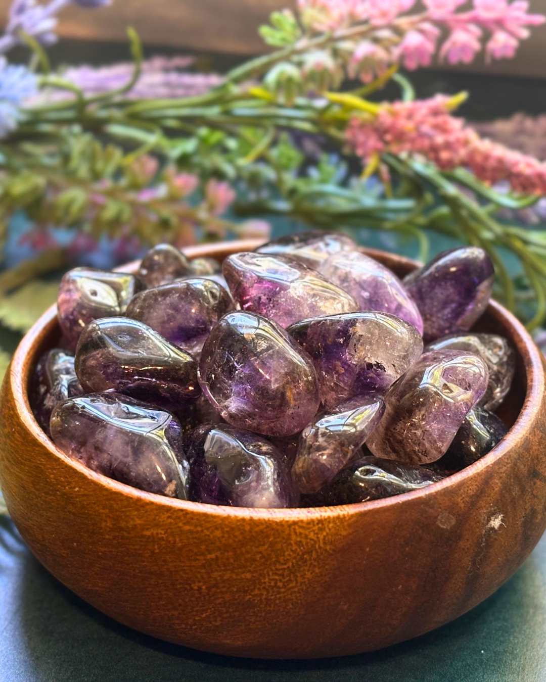 Tumbled Brandberg Amethyst for Higher Awareness & Expansion