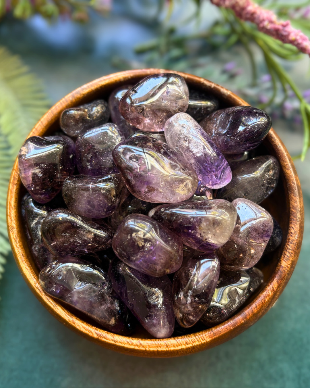 Tumbled Brandberg Amethyst for Higher Awareness & Expansion