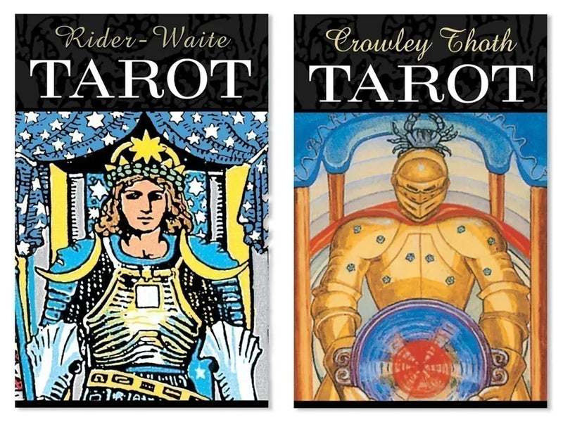 Complete Tarot Kit featuring the Rider-Waite and Crowley Thoth Tarot Decks