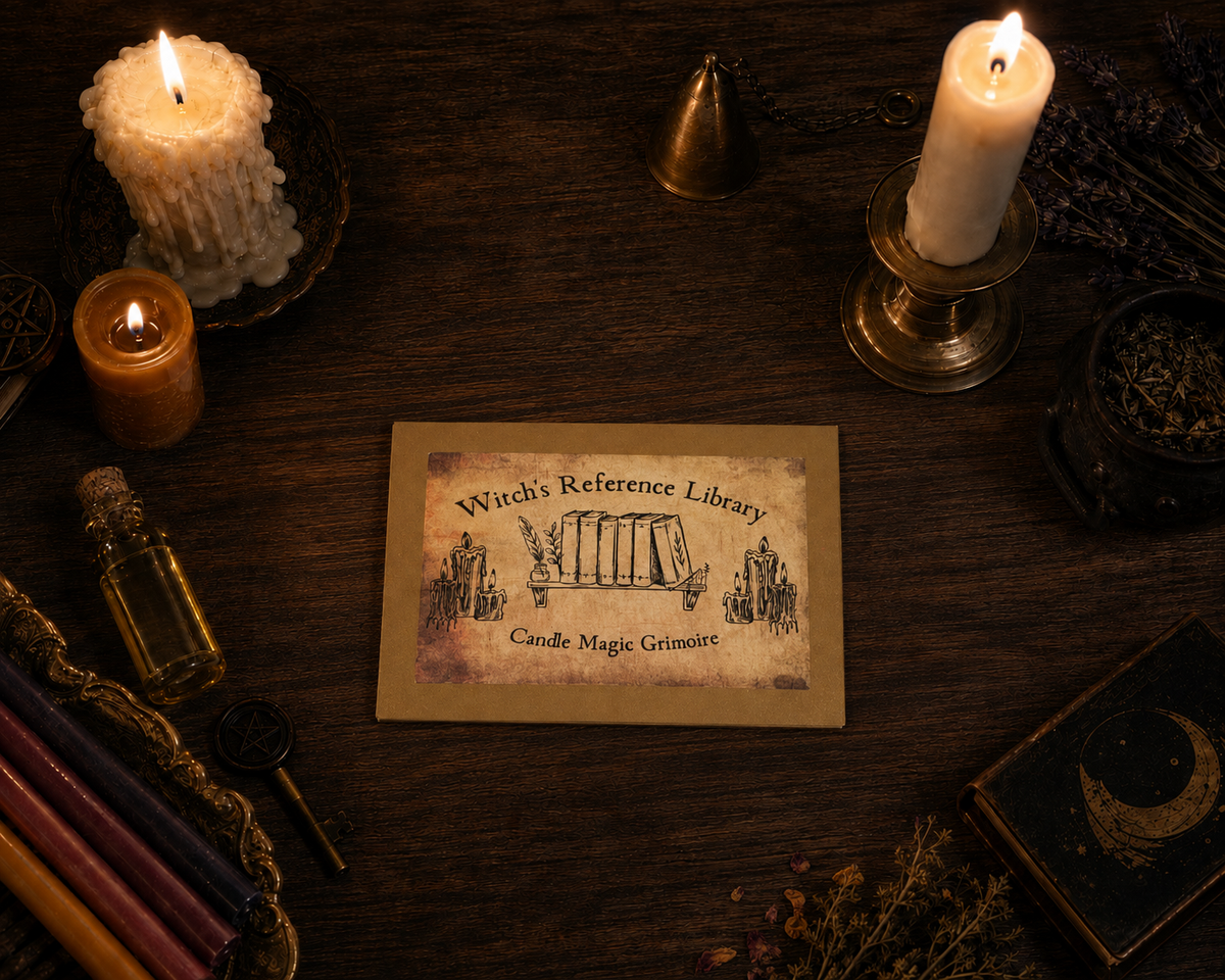 Candle Magic Mini Grimoire | Mimosa Witch's Reference Library