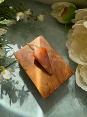 Carnelian Crystal Pendulum for Empowered Decisions