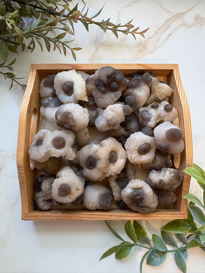 Chalcedony Sheep Stones for Self-Trust & Intuition