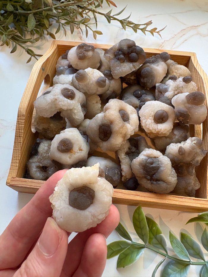 Chalcedony Sheep Stones for Self-Trust & Intuition
