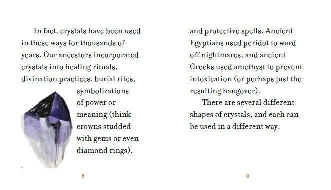 Crystals Mini Book by Nikki Van De Car & Anisa Makhoul