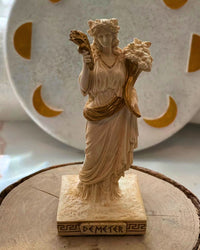 Greek Pantheon Mini Deity Figurines (White & Gold)