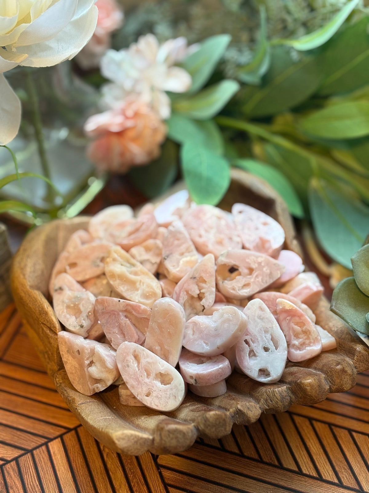 Druzy Pink Opal for Compassion & Forgiveness