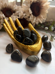 Tumbled Gold Sheen Obsidian for Psychic Sight & Shadow Work