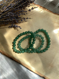 Green Aventurine Beaded Gemstone Bracelet