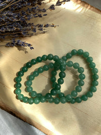 Green Aventurine Beaded Gemstone Bracelet