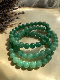 Green Aventurine Beaded Gemstone Bracelet