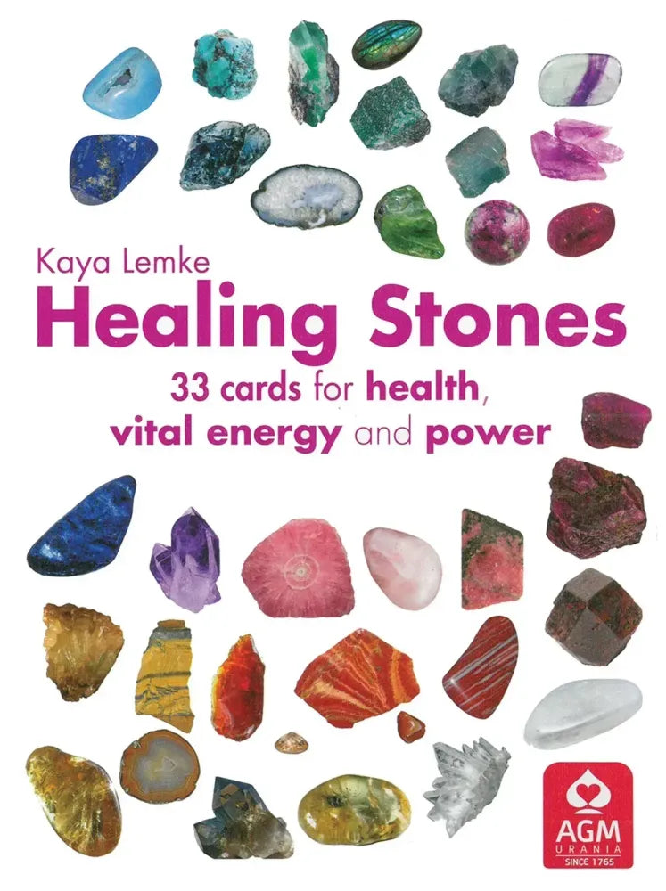 Healing Stones: 33 Cards for Health, Vital Energy, and Power by Kaya Lemke