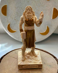 Greek Pantheon Mini Deity Figurines (White & Gold)