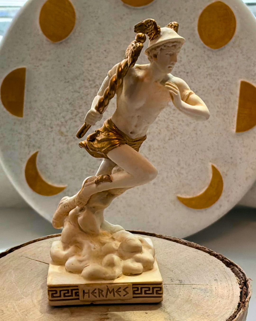 Greek Pantheon Mini Deity Figurines (White & Gold)