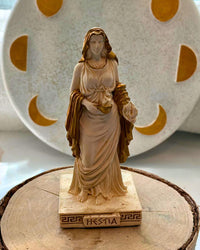 Greek Pantheon Mini Deity Figurines (White & Gold)