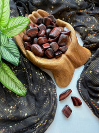 Tumbled Red Tiger's Eye for Motivation & Grounded Power