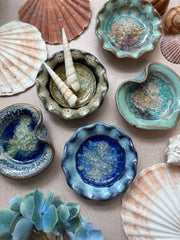 Tranquil Tides Glass Trinket Dish