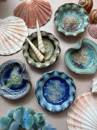 Tranquil Tides Glass Trinket Dish