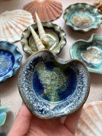 Tranquil Tides Glass Trinket Dish