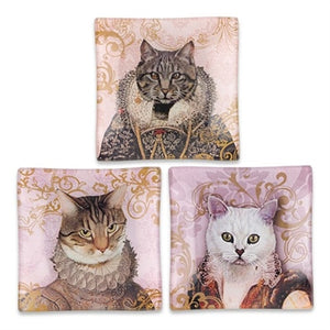 Royal Feline Apothecary Glass Trays - Various Designs