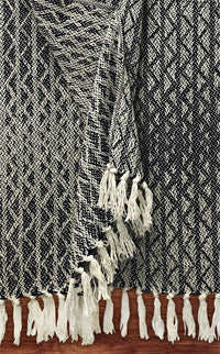 Cozy Woven Cotton Throw Blanket - Assorted Designs