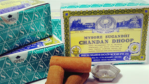 Mysore Sugandhi Chandan Dhoop Sticks - Box of 16