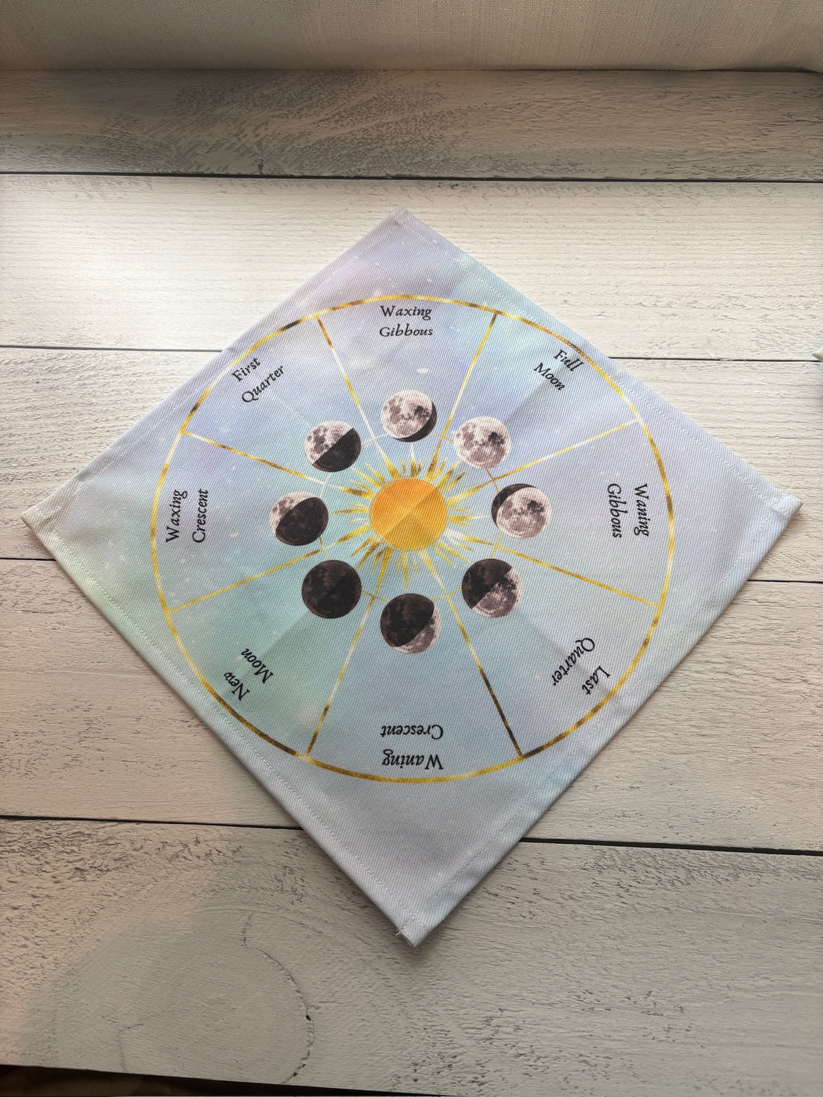 Moon Phases Altar Cloth