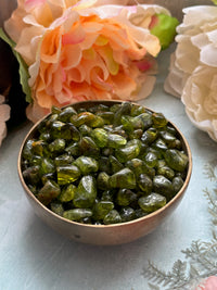Tumbled Peridot for Abundance & New Beginnings