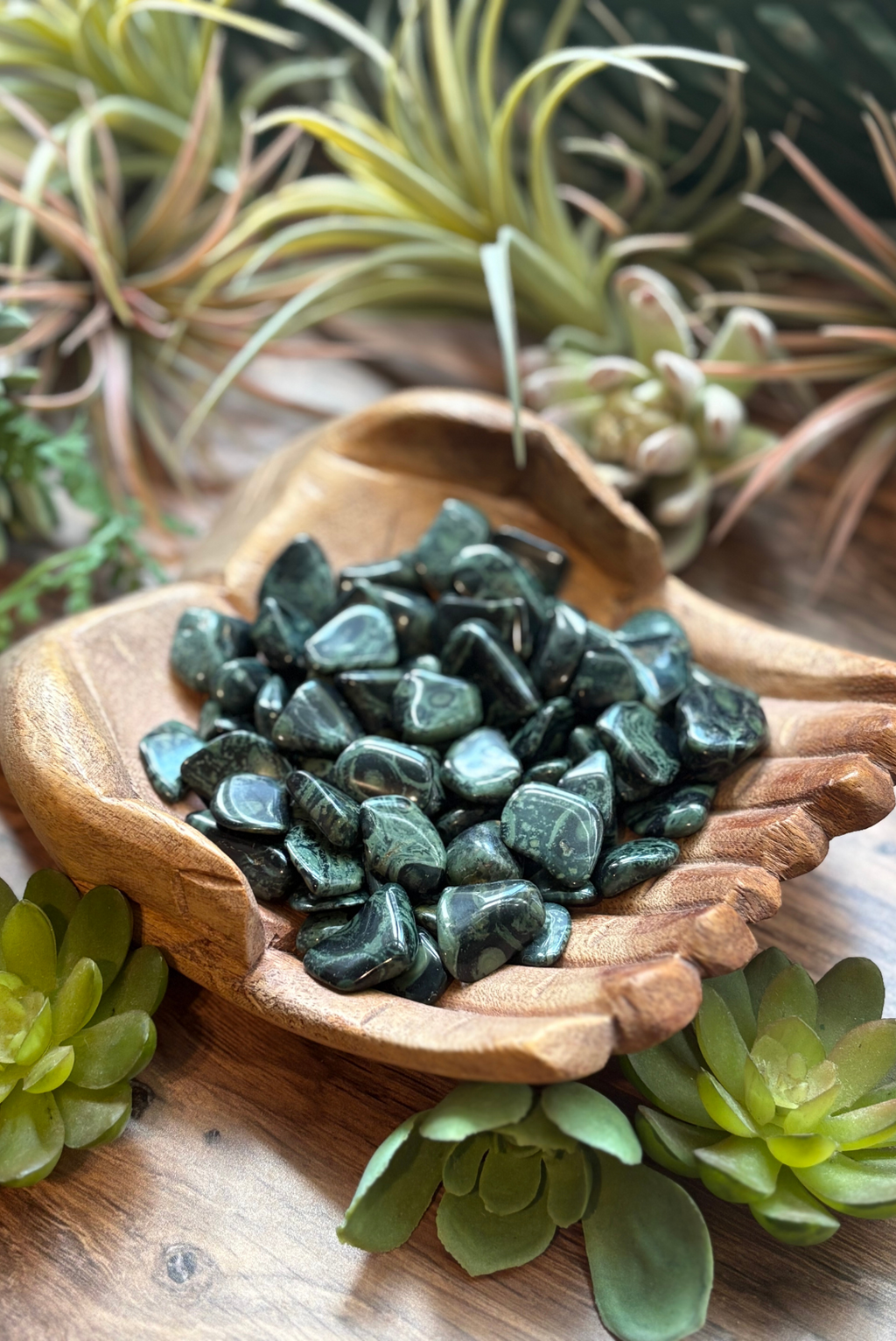 Kambaba Jasper Tumbled Stones for Nature & Fairy Connection