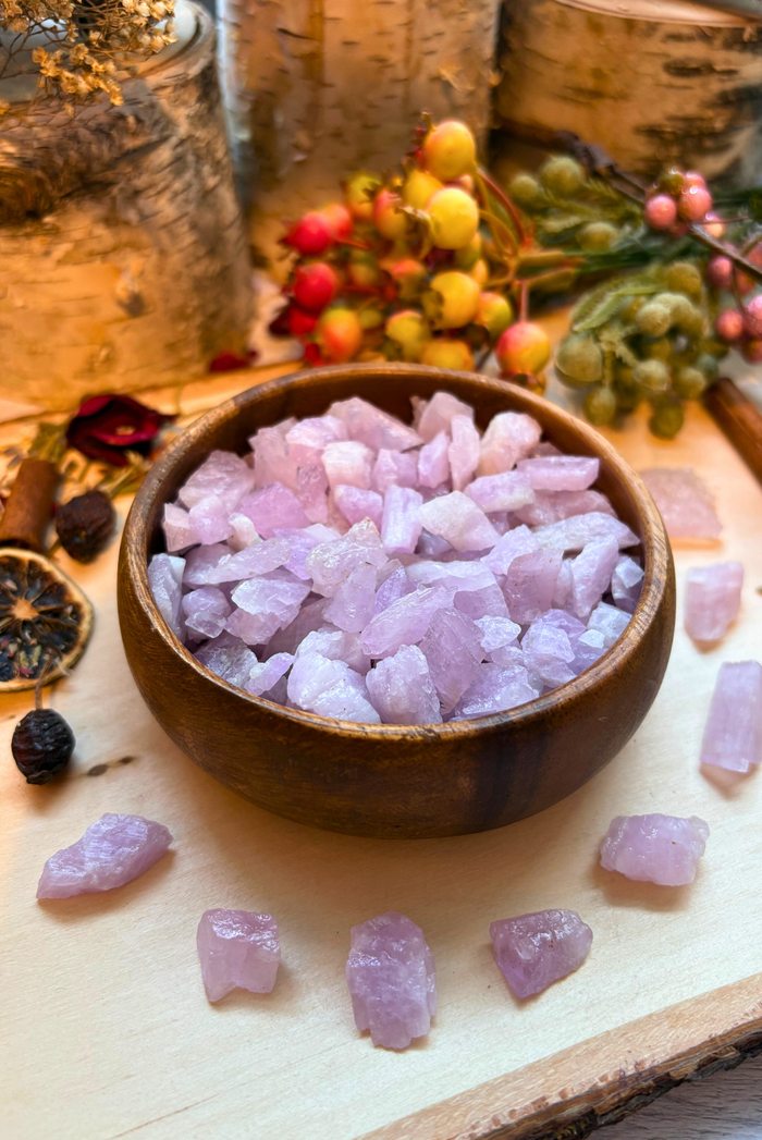Rough Kunzite for Bliss & Faith