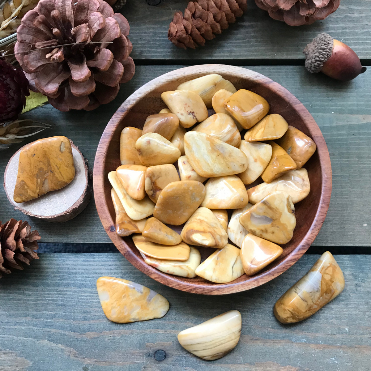 Tumbled Yellow Jasper for Confidence & Optimism