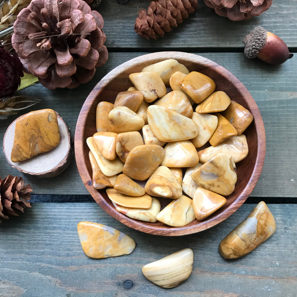 Tumbled Yellow Jasper for Confidence & Optimism