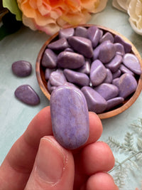 Tumbled Purple Jade for Intuition & Emotional Balance